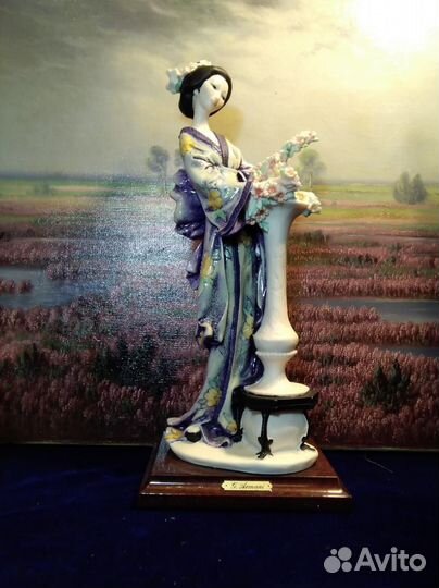 Гейша.Capodimonte.Италия.armani.Статуэтка.Флоренци