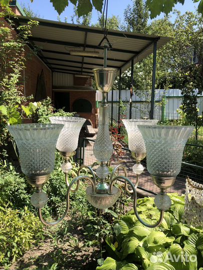 Люстра потолочная бу