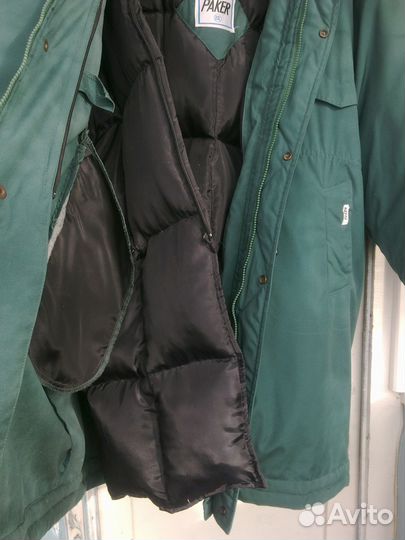 Куртка/бомбер, тренч, пуховик, пакетом