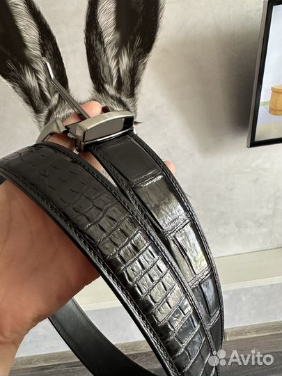 Ремень из кожи крокодила