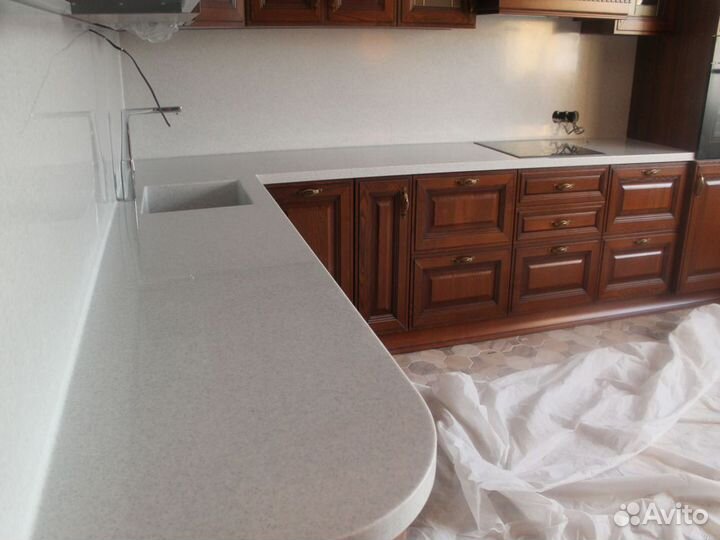 Столешница из искусственного камня, на заказ
