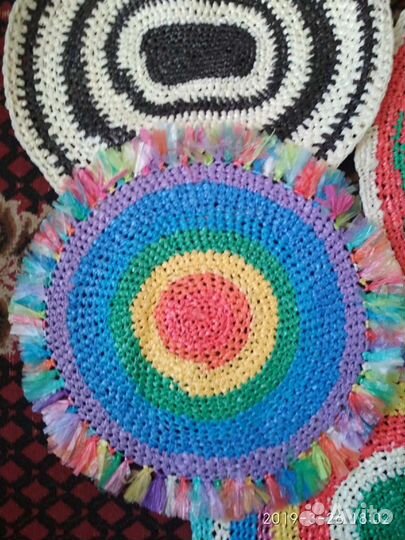 Вязанные коврики