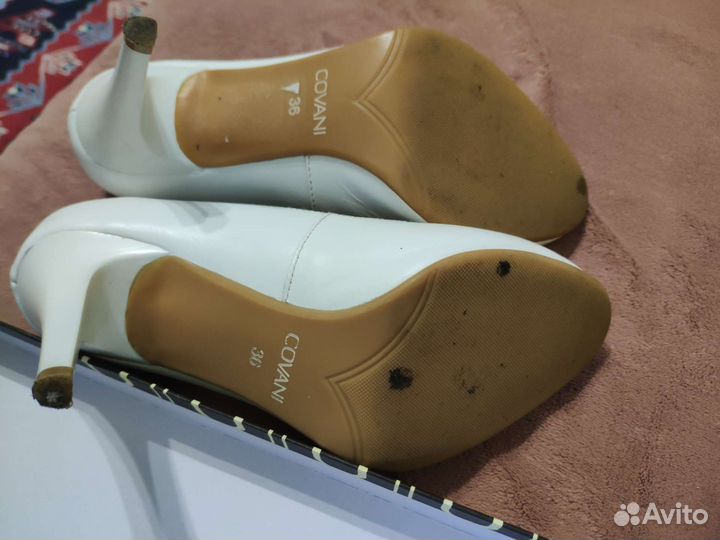 Туфли женские белые 36-37