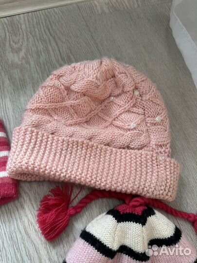 Шапки пакетом для девочки