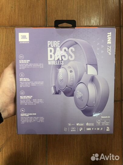 Беспроводные наушники JBL 720 (purple)
