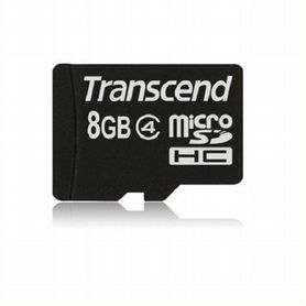 Карта памяти 8Gb microsdhc Transcend Class 4 (TS8g