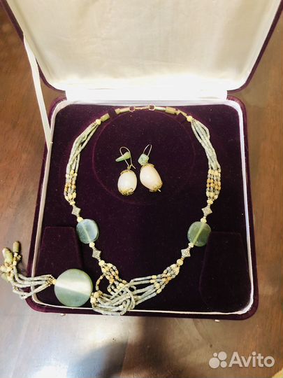 Ожерелье и серьги