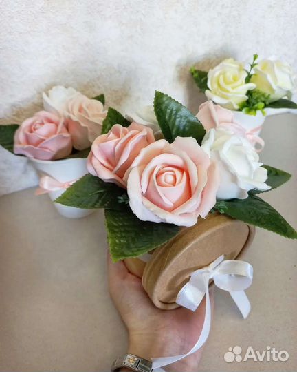 Мыло ручной работы букеты