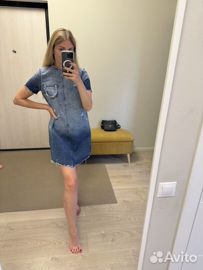Платье джинсовое 42-44