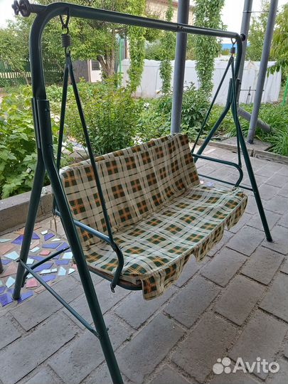 Садовые качели бу