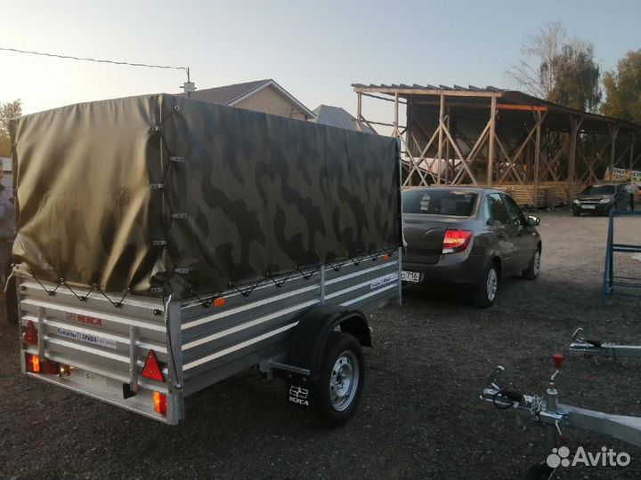 Автомобильный прицеп с тентом 128 см мзса 817701