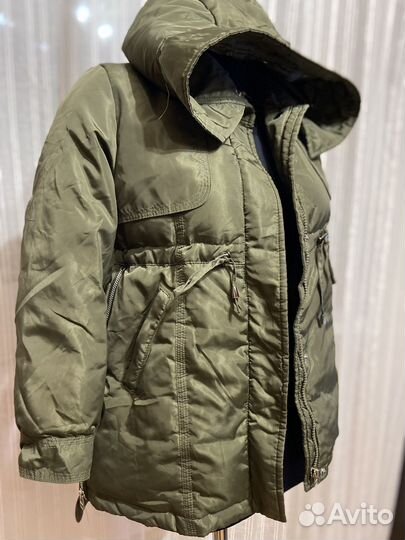 Парка для девочки, размер 130