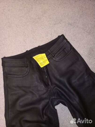 Кожаные штаны женские 44