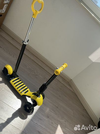 Самокат с ручкой