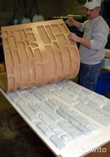 Формы из полиуретана для 3D стеновых панелей