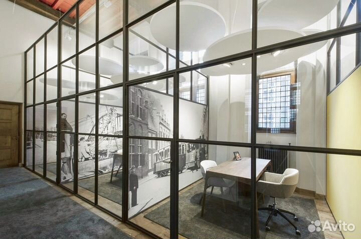 Перегородки в стиле лофт из стали