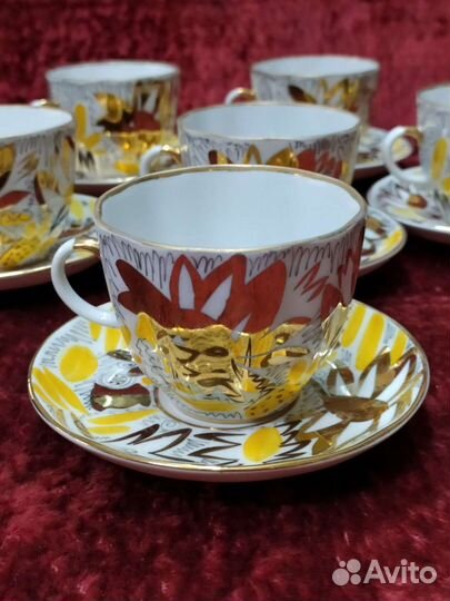 Фарфоровая Чайная Пара 
