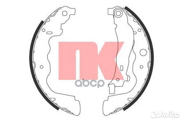 Колодки тормозные барабанные 2739787 Nk
