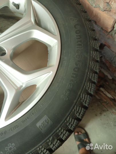 Колеса в сборе r17 зимние форд Куга 2