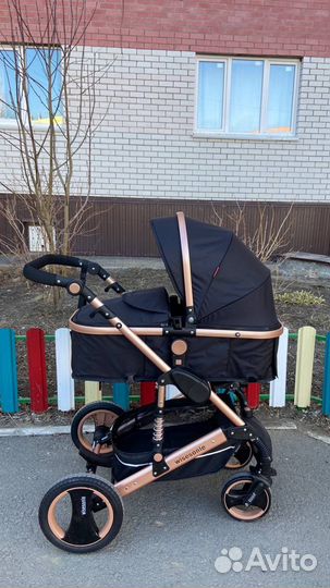 Коляска 2 в 1 luxmom wisesonle