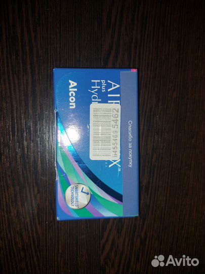 Линзы контактные Air optix plus HydraGlyde
