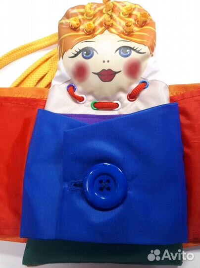 Матрешка-застежка. Монтессори