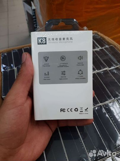Петличный микрофон к8 опт