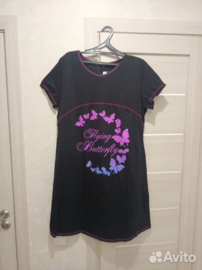 Новая туника черная 56р-р