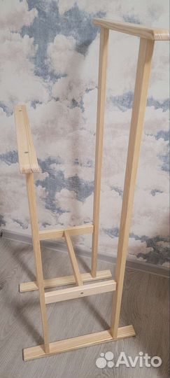 Вешалка напольная деревянная для одежды