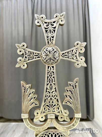 Хачкар Серебро подарок Католикоса Вазгена Первого