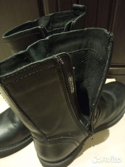 Сапоги утепленные натуральная кожа р-р 36