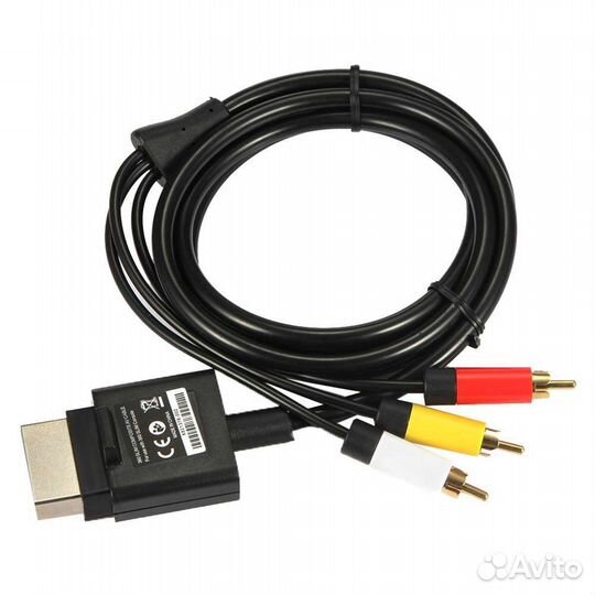 Av кабель Xbox 360 Slim (тюльпаны)