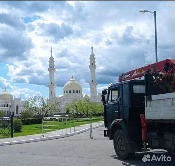 Кран манипулятор и автогидроподъёмник 18 м калено