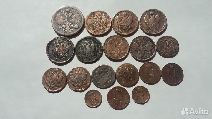 5 копеек 1860 г. Царская Россия Медь. Оригинал