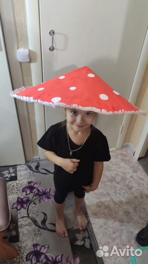 Шляпа мухомора на праздник
