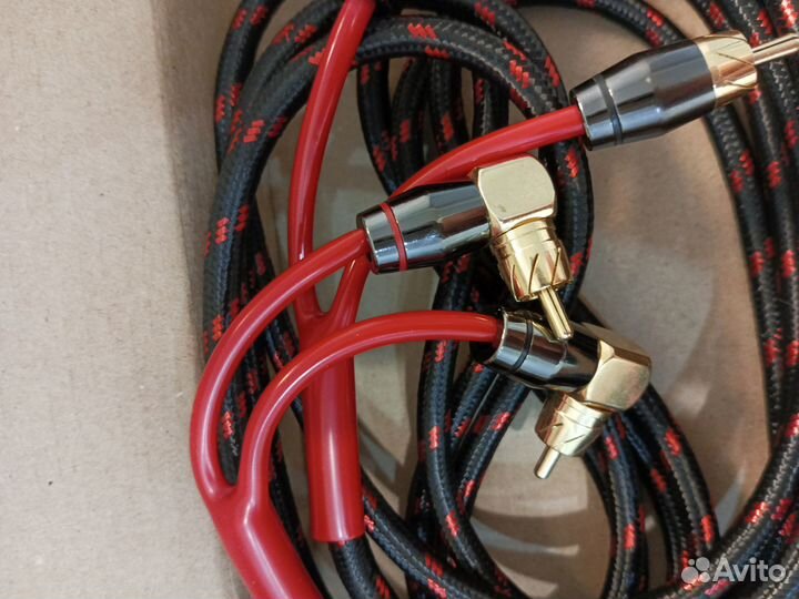 Межблочный кабель 2 rca-2rca AMP hrca-3м