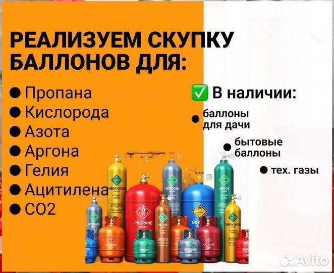 Баллоны Аргон. Покупаем