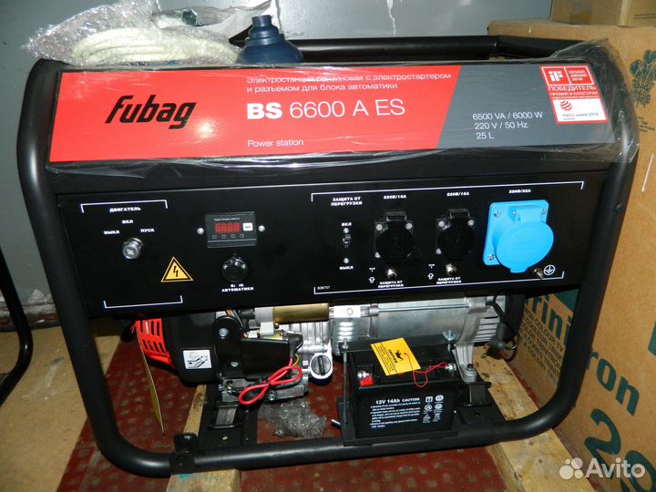 Генератор новый elitech бэс6500P,Fubag BS 6600 A