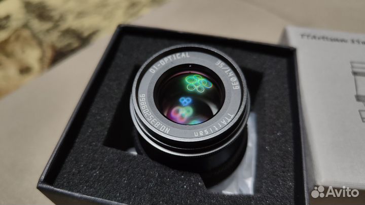 Объектив Ttartisan 35mm f 1.4 sony e mount