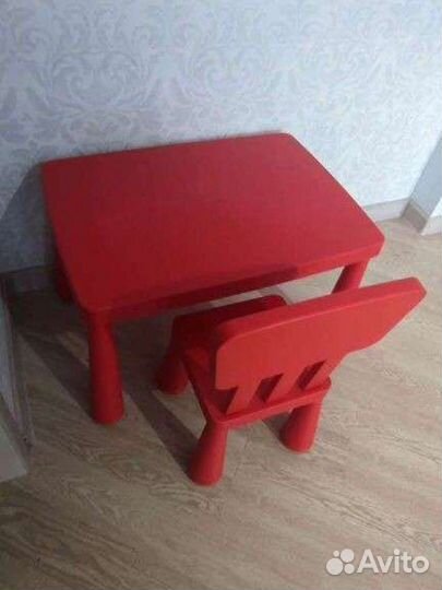 Стол и стулья IKEA маммут