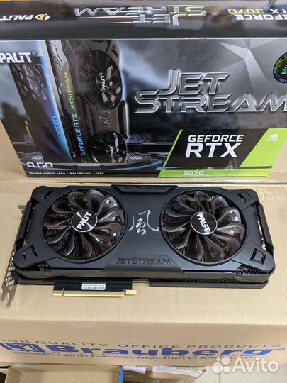 Palit GeForce RTX 3070 JetStream 8Gb на гарантии