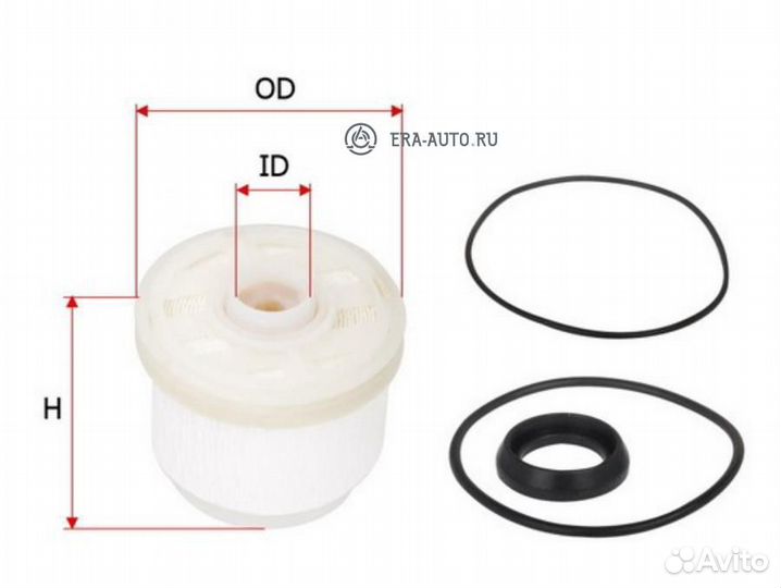 Sakura F1111 Фильтр топливный toyota hilux 2.5 201