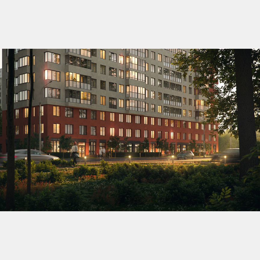 3-к. квартира, 64,1 м², 2/12 эт.