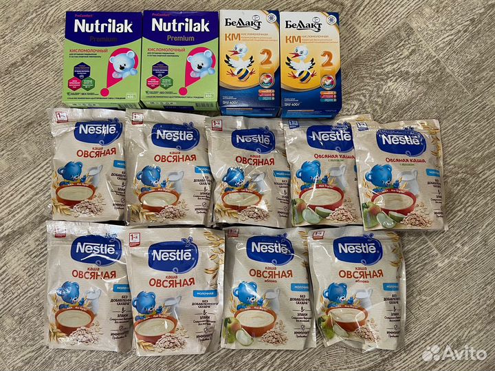 Детские каши и смеси