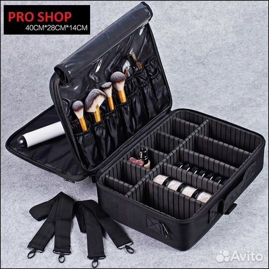 Чемодан для визажиста сумка для косметики 40х28х14