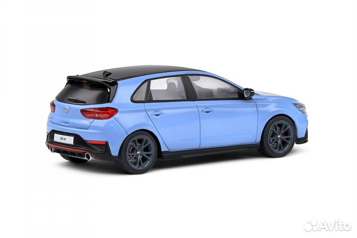 1:43 Hyundai i30 N Performance Blue 2022 - Solido