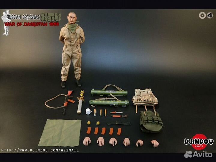 Фигурка спецназа гру в Дагестане (UD9004)