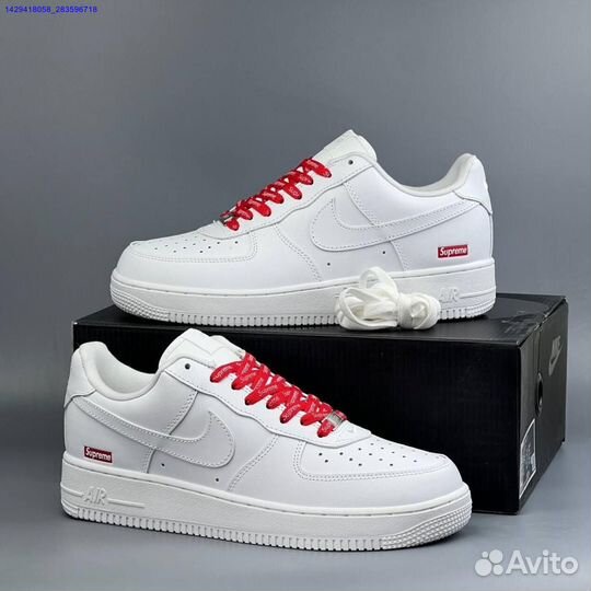 Кроссовки Nike Air Force 1 Low & Supreme (Арт.40513)