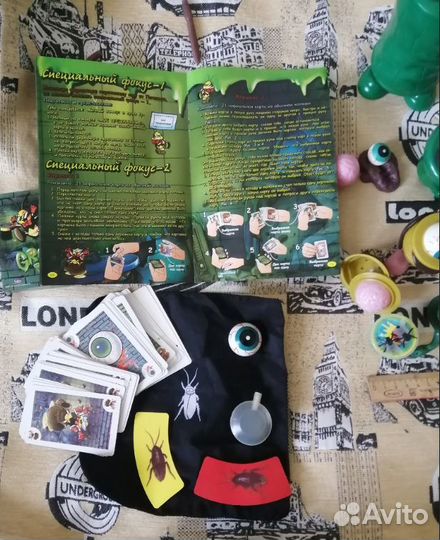 Набор приколов, змея, фокусы, тараканы