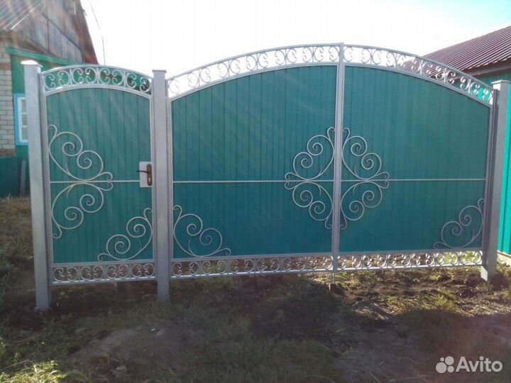 Ворота кованые